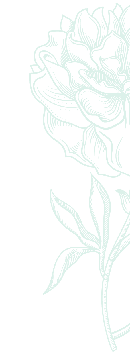 Line art of flowers